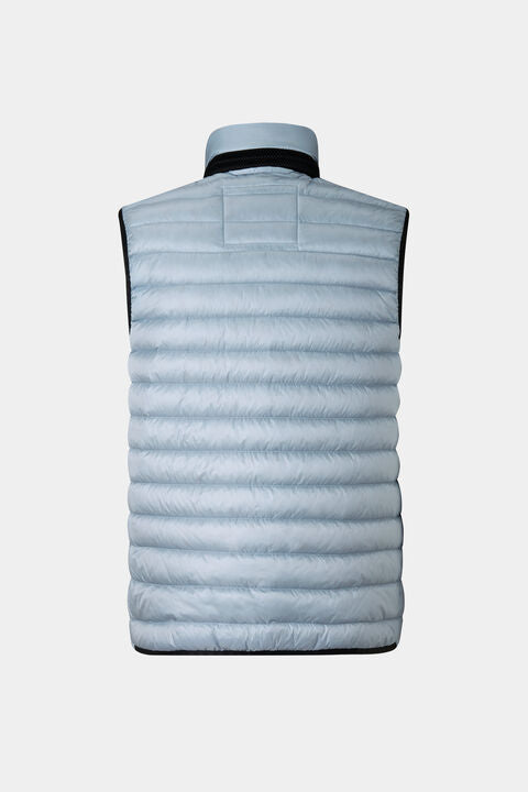 Lasse Lightweight Down Waistcoat In Light Blue