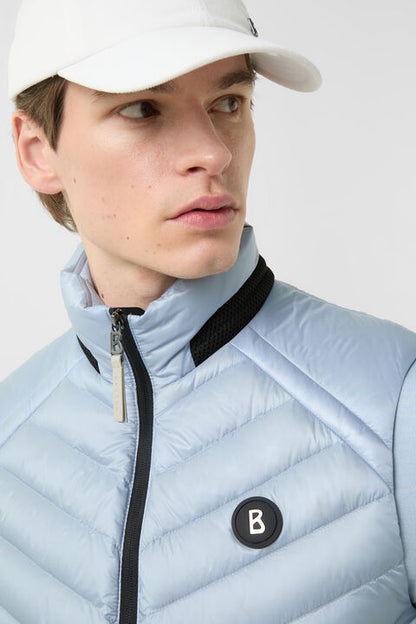 Lasse Lightweight Down Waistcoat In Light Blue