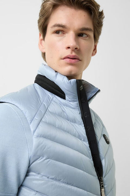 Lasse Lightweight Down Waistcoat In Light Blue
