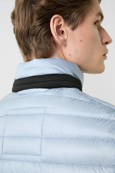Lasse Lightweight Down Waistcoat In Light Blue
