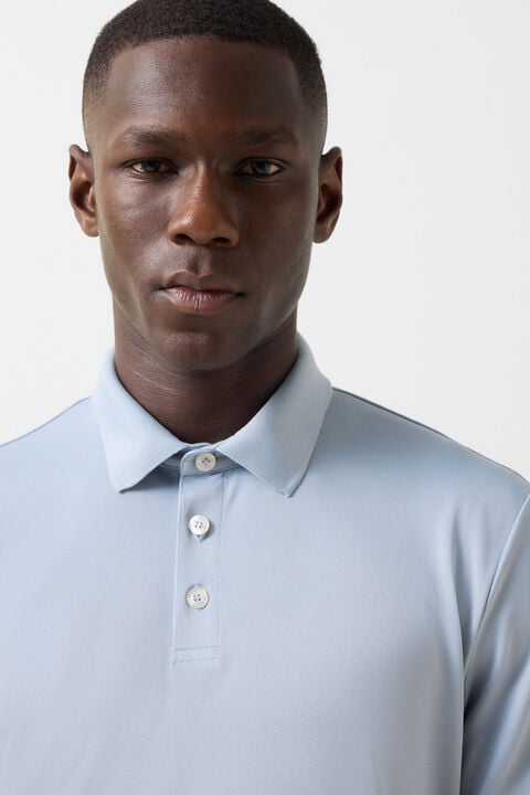 Daniel Functional Short-Sleeved Top In Misty Blue