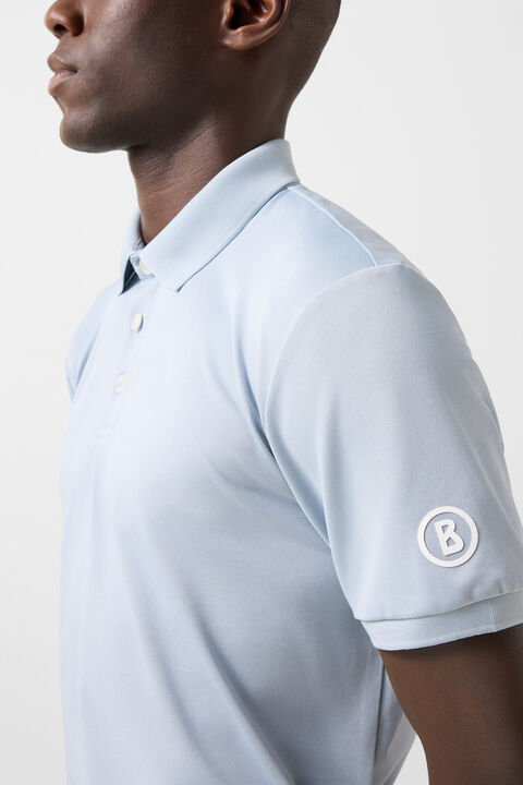 Daniel Functional Short-Sleeved Top In Misty Blue