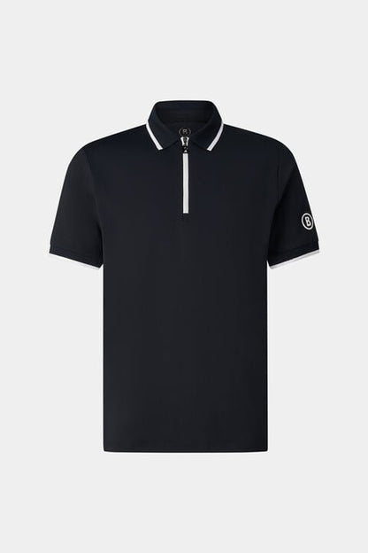 Cody Functional Short-Sleeved Top In Black