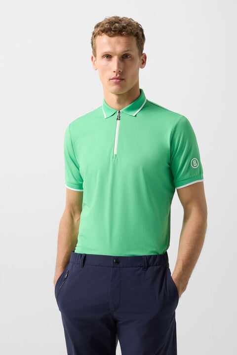Cody Functional Short-Sleeved Top In Green