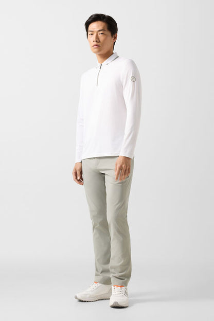Jonah Polo Long-Sleeved Top In Off-White