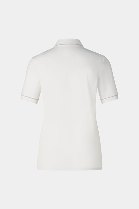 Caren Functional Short-Sleeved Top In White