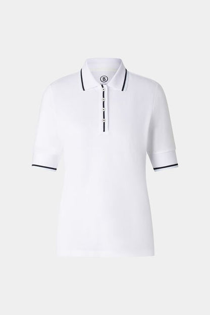 Funktons Polo Shirt Elenor In White