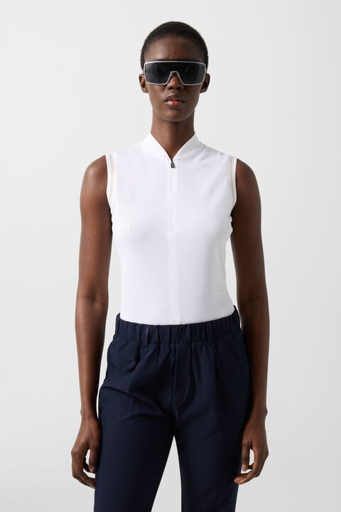 Evi Polo Top In White