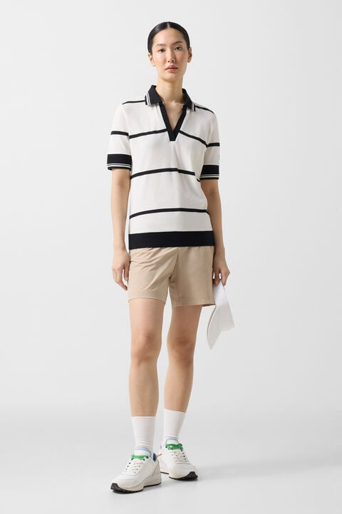 Jessi Polo Shirt In Off-White/Black