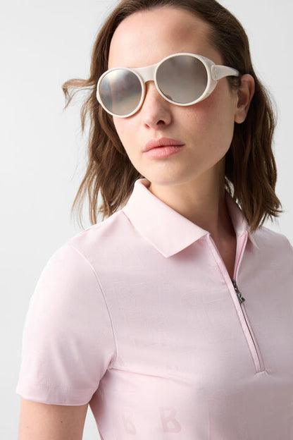 Joanna Functional Short-Sleeved Top In Pink