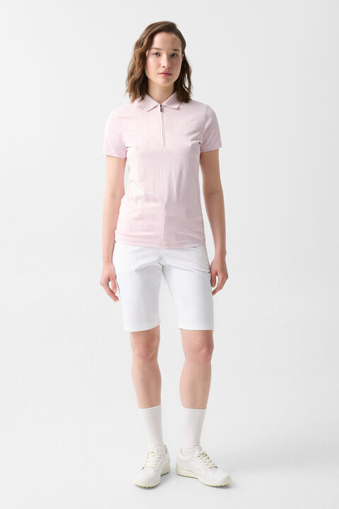 Joanna Functional Short-Sleeved Top In Pink