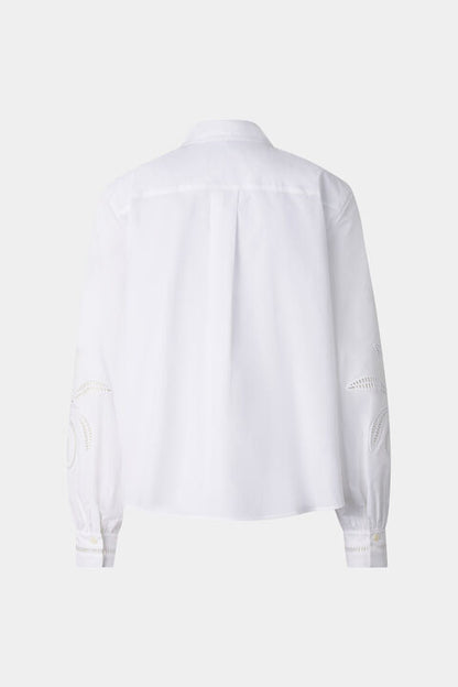 Summer Shirt Blouse In White