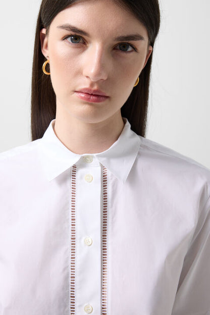 Summer Shirt Blouse In White