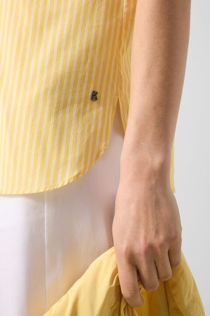 Hunter Cotton Blouse In Yellow