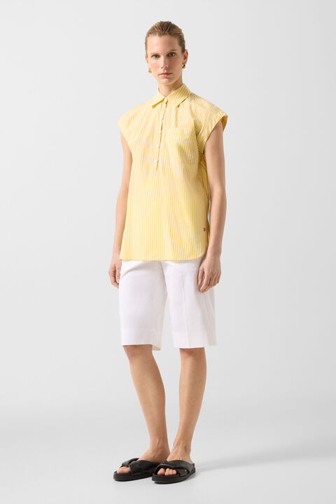Hunter Cotton Blouse In Yellow