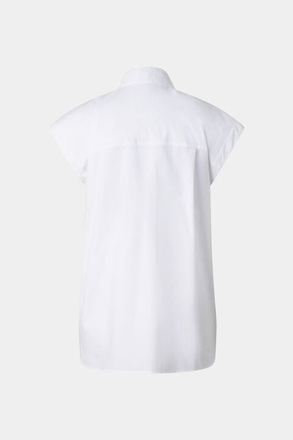 Hunter Cotton Blouse In White