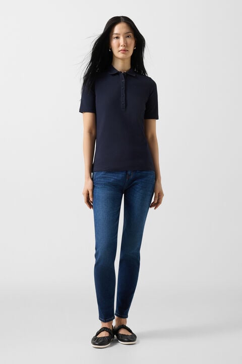 Malika Polo Shirt In Navy Blue