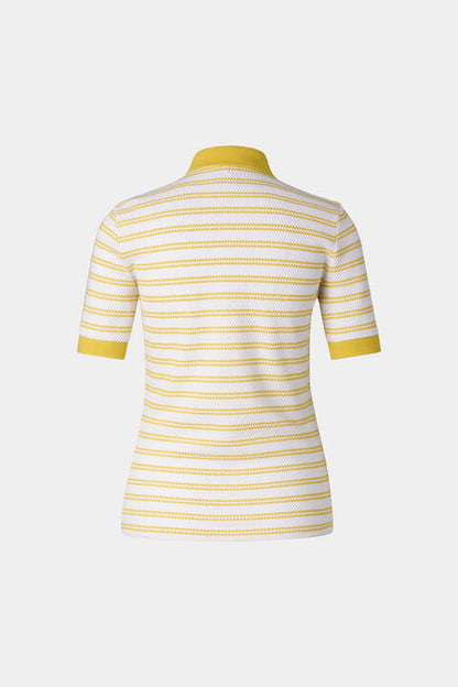 Wendy Polo Shirt In Yellow/Off-White