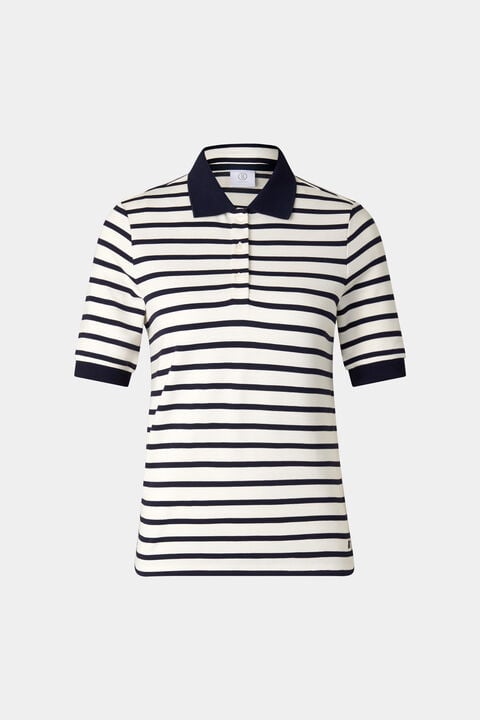 Polo Shirt Rea In Navy Blue/White