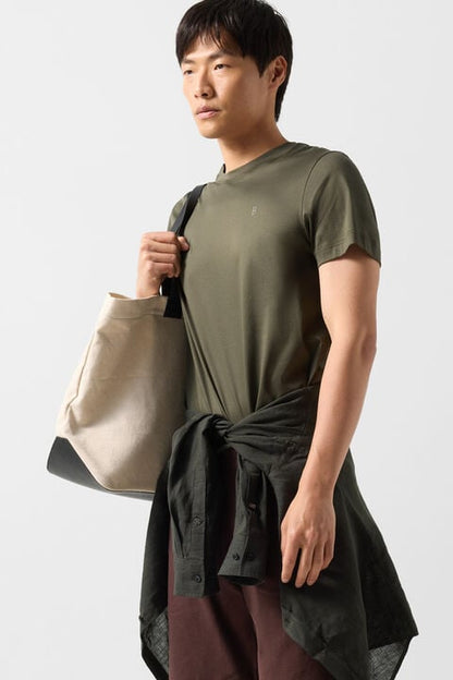 T-Shirt Ryan In Olive Green