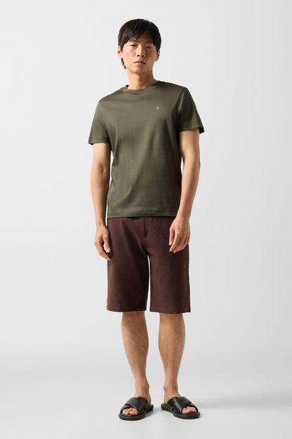 T-Shirt Ryan In Olive Green