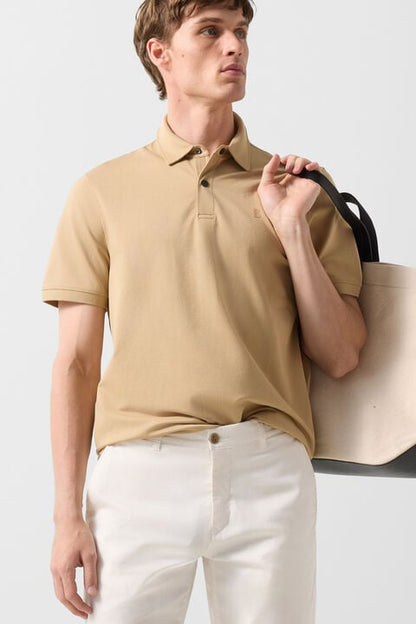 Timo Polo Shirt In Camel