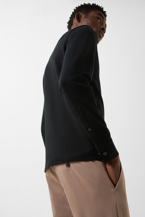 Jersey Shirt Franz In Black