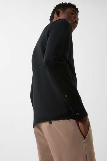 Jersey Shirt Franz In Black