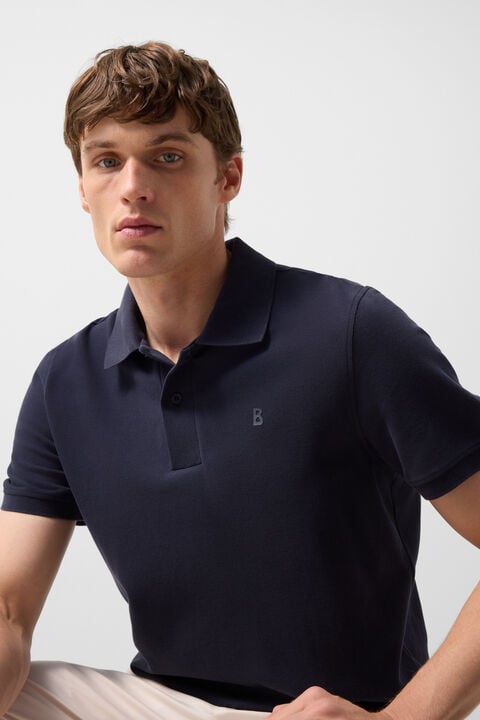 Fion Polo Shirt In Navy Blue