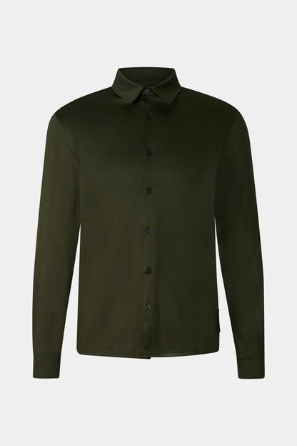 Jersey Shirt Franz In Olive Green
