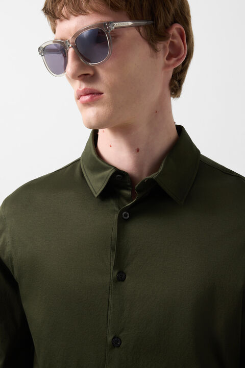 Jersey Shirt Franz In Olive Green