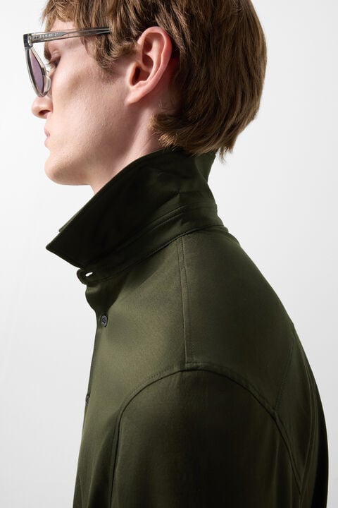 Jersey Shirt Franz In Olive Green