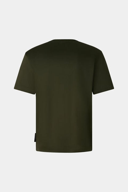 T-Shirt Tiam In Olive Green