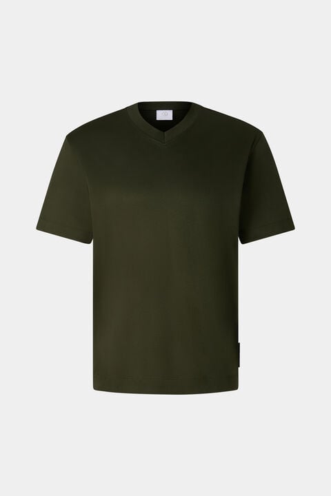 T-Shirt Tiam In Olive Green