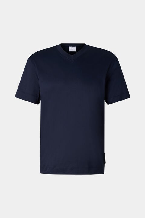 T-Shirt Tiam In Navy Blue
