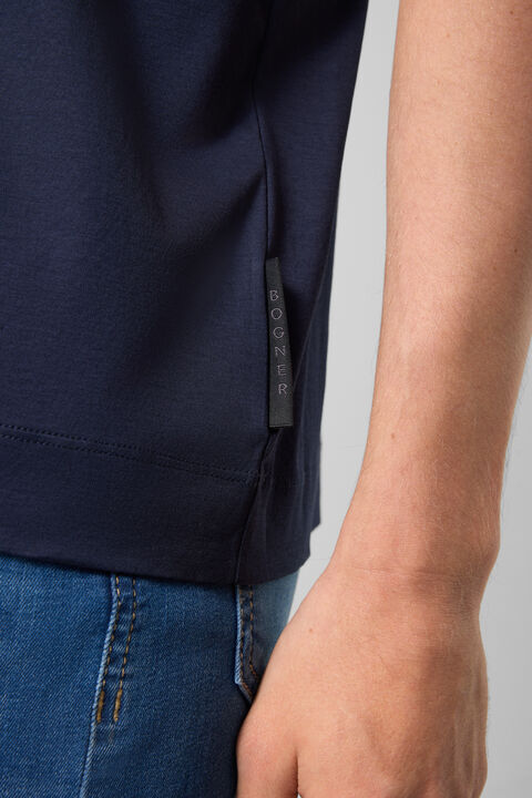 T-Shirt Tiam In Navy Blue