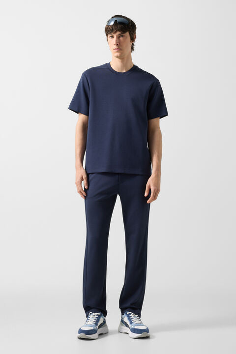 T-Shirt Elijah In Navy Blue