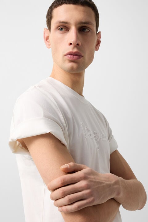 T-Shirt Lukas In Off-White