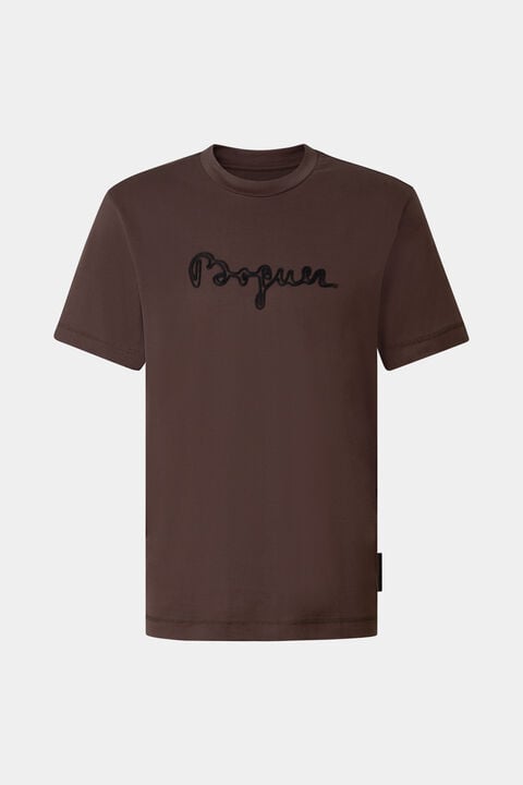 T-Shirt Lukas In Dark Brown