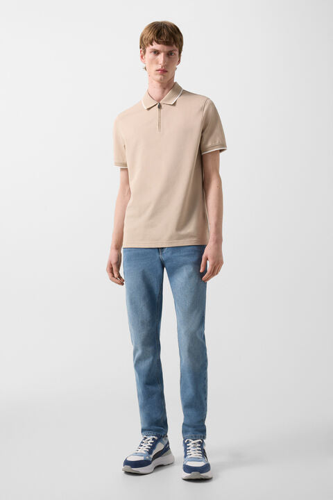 Timo Polo Shirt In Beige