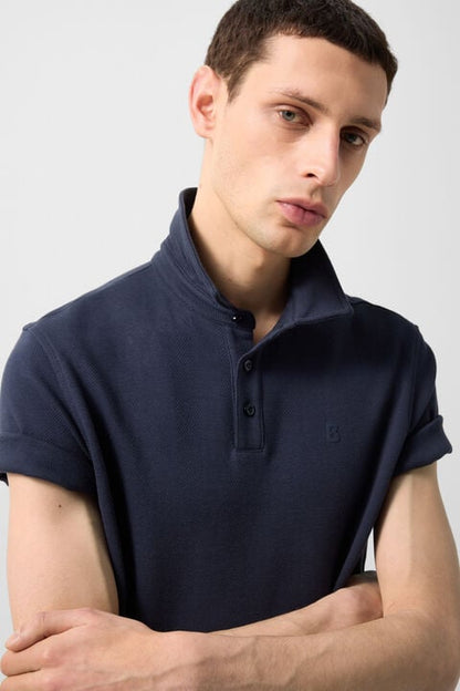 Salvo Polo Shirt In Navy Blue