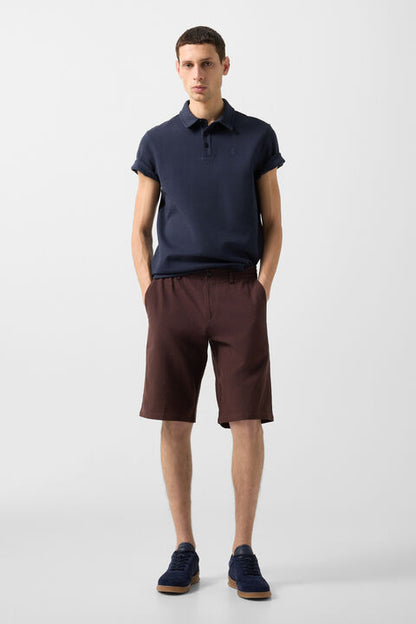 Salvo Polo Shirt In Navy Blue