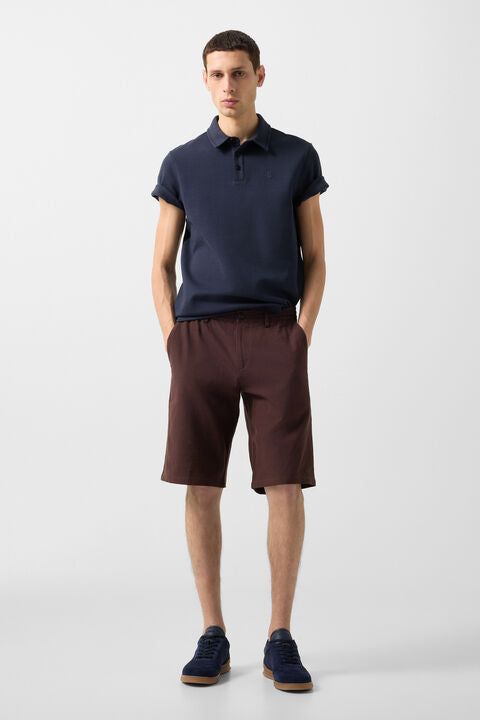 Salvo Polo Shirt In Navy Blue