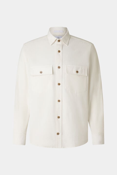 Corduroy Shirt Heiko In Off-White