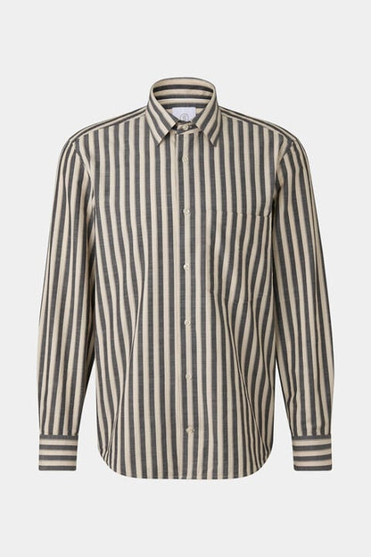 Shirt Heiko In Grey/Sand