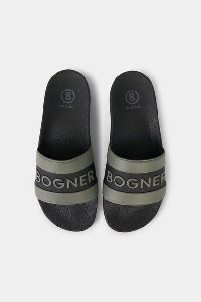 Slides Belize In Olive Green/Black