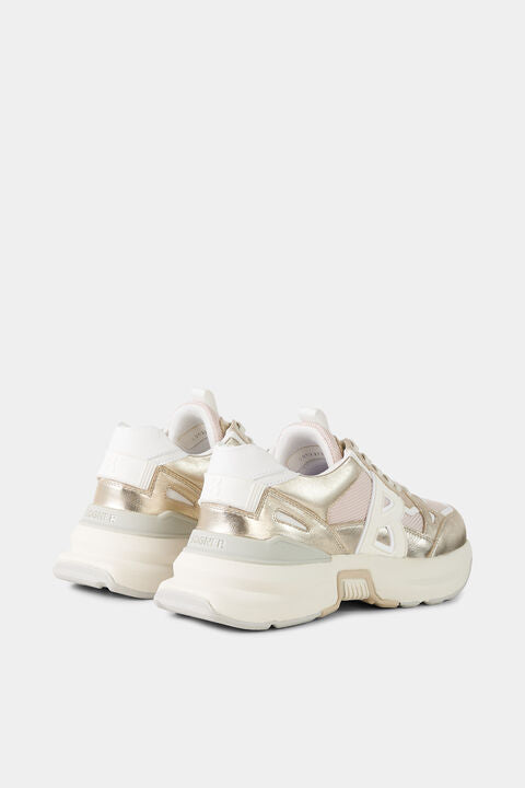 Sneaker Ctp25 In White/Gold