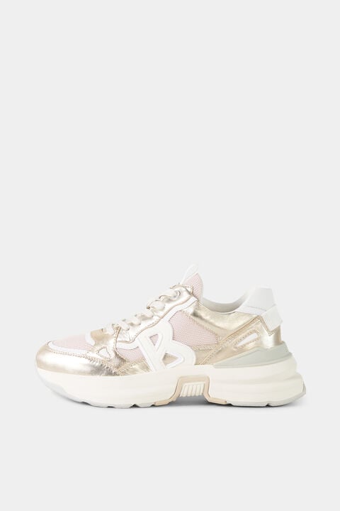 Sneaker Ctp25 In White/Gold