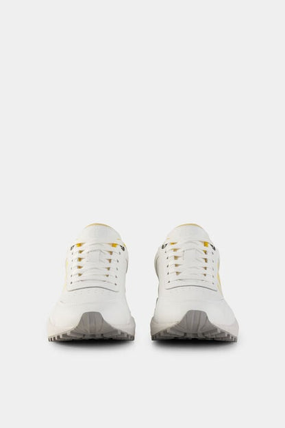 Sneaker Golf  In White/Yellow