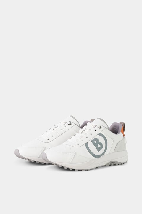 Golf Sneaker In White/Orange